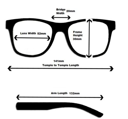 Azure Semi Rimless Reading Glasses - Image 3