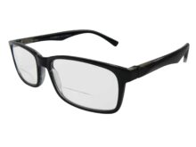 Oslo Wayfarer Bifocal Reading Glasses in Black