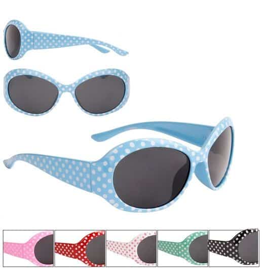 Girls Fashion Dotty Hepburn Style Sunglasses