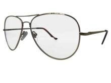 Nebraska Aviator Bifocal Reading Glasses in Gold