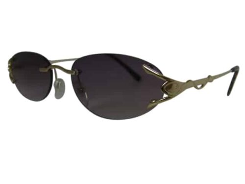 Oregon Pretty Rimless Sun Readers in Gold