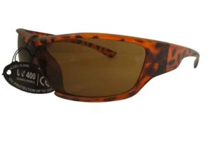 Belair Wrap Around Sports Sunglasses in Tortoiseshell