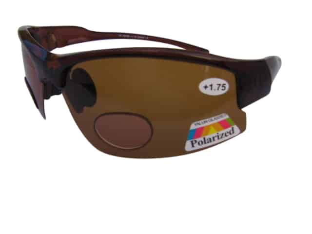 Lotus Polarised Bifocal Cycling Sunglasses in Amber