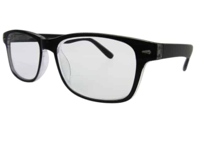 Arizona Wayfarer Bifocal Reading Glasses in Black