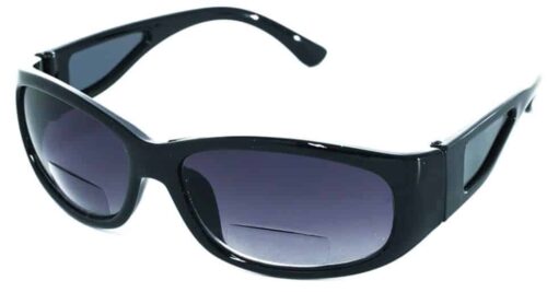 Houston Bifocal Sports Sunglasses in Black