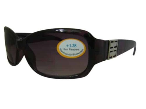 Georgia Bifocal Designer Sunglasses Smoke Lens