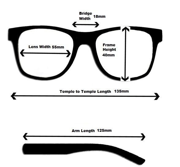 Wide and Large Frame Bifocal Sunglasses